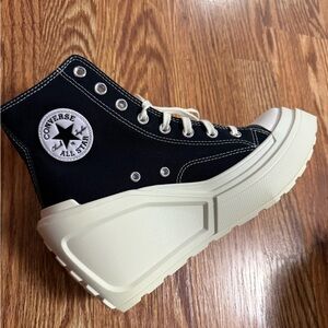 Converse  Chuck 70 De Luxe Wedge 'Black Egret' A06478C Women's Shoes Size 8.5